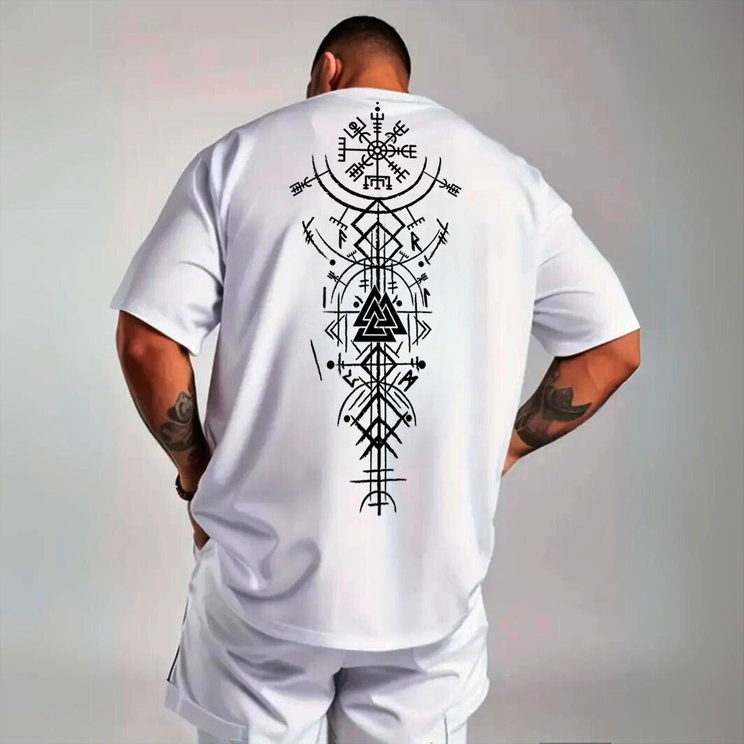 Mb004 Camiseta Oversize Vikingo